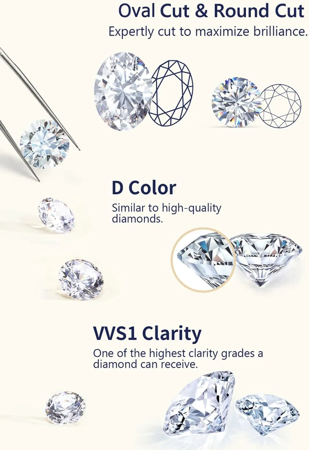 1 Carat Oval Cut Moissanite Two-stone Wide Band Ring for Women Men, Solid 925 Sterling Silver, Size 4-11, Wedding Engagement Promise Aniversary Ring, Birthday Valentines Mothers Day Ideal Gift for Her