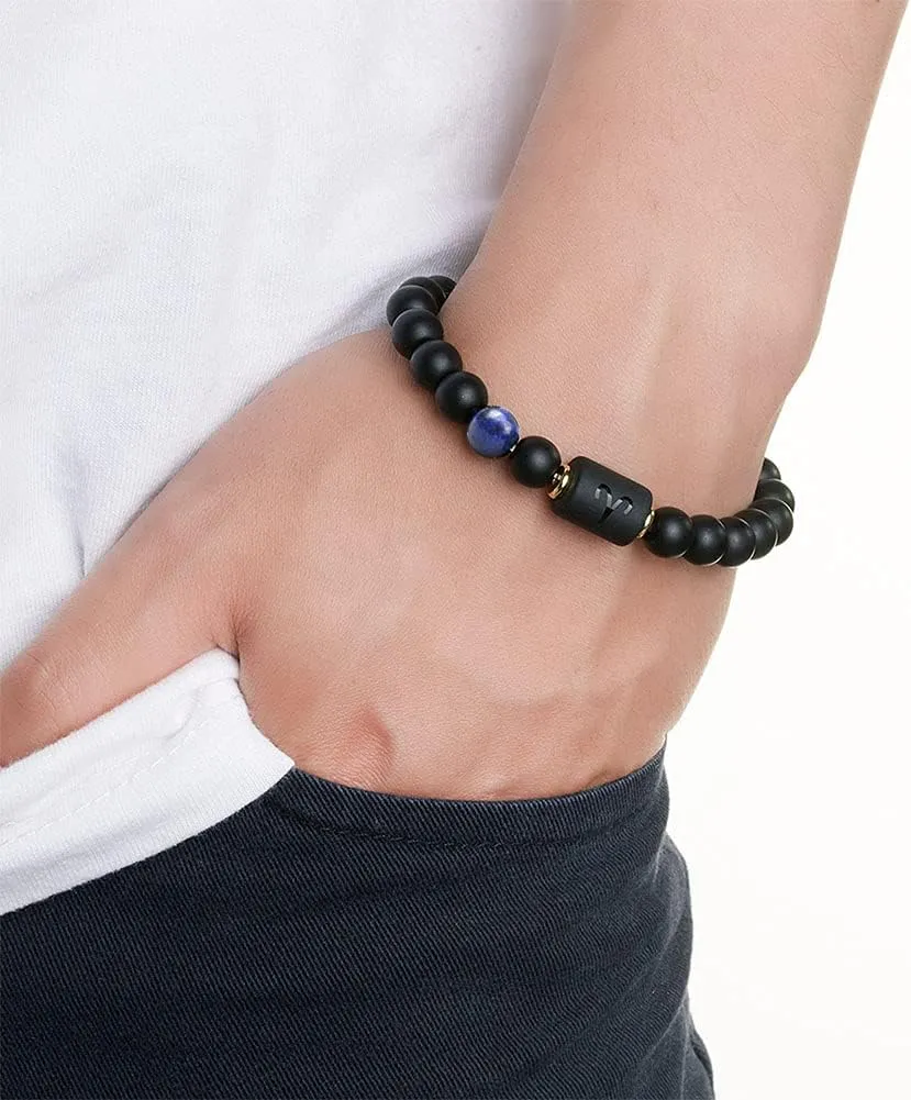 12 Zodiac Constellation Necklace Bracelet for Women Men Natural Stone Crystal Bead Beaded Bracelet Necklace Birthday Gift Constellations Jewelry Set
