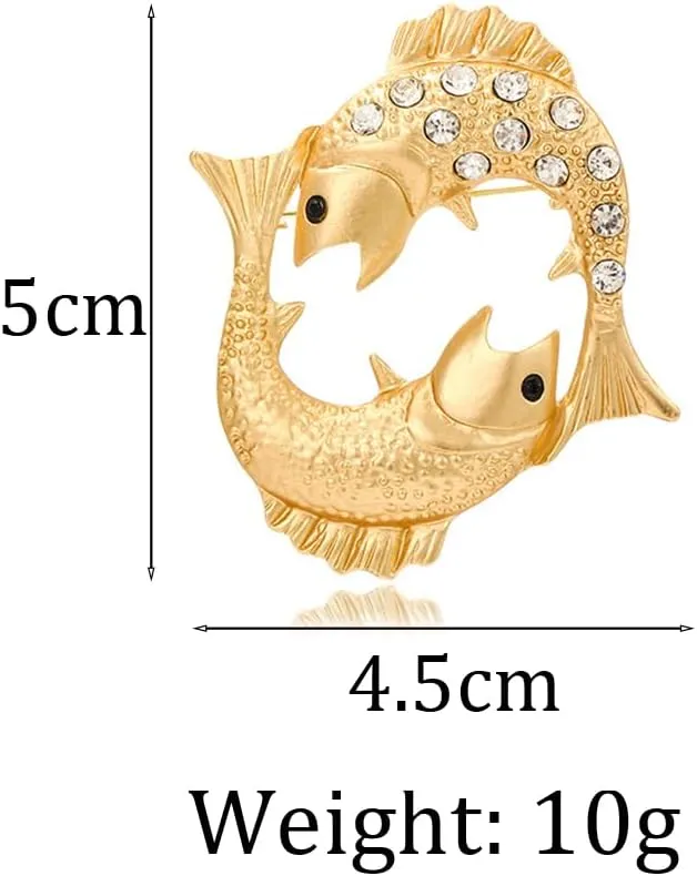 12 Zodiac Sign Brooch Pin Shiny Rhinestone Constellation Lapel Pin Gold Plated Astrology Lapel Brooch for Women Men Horoscope Gift Backpack T-Shirts