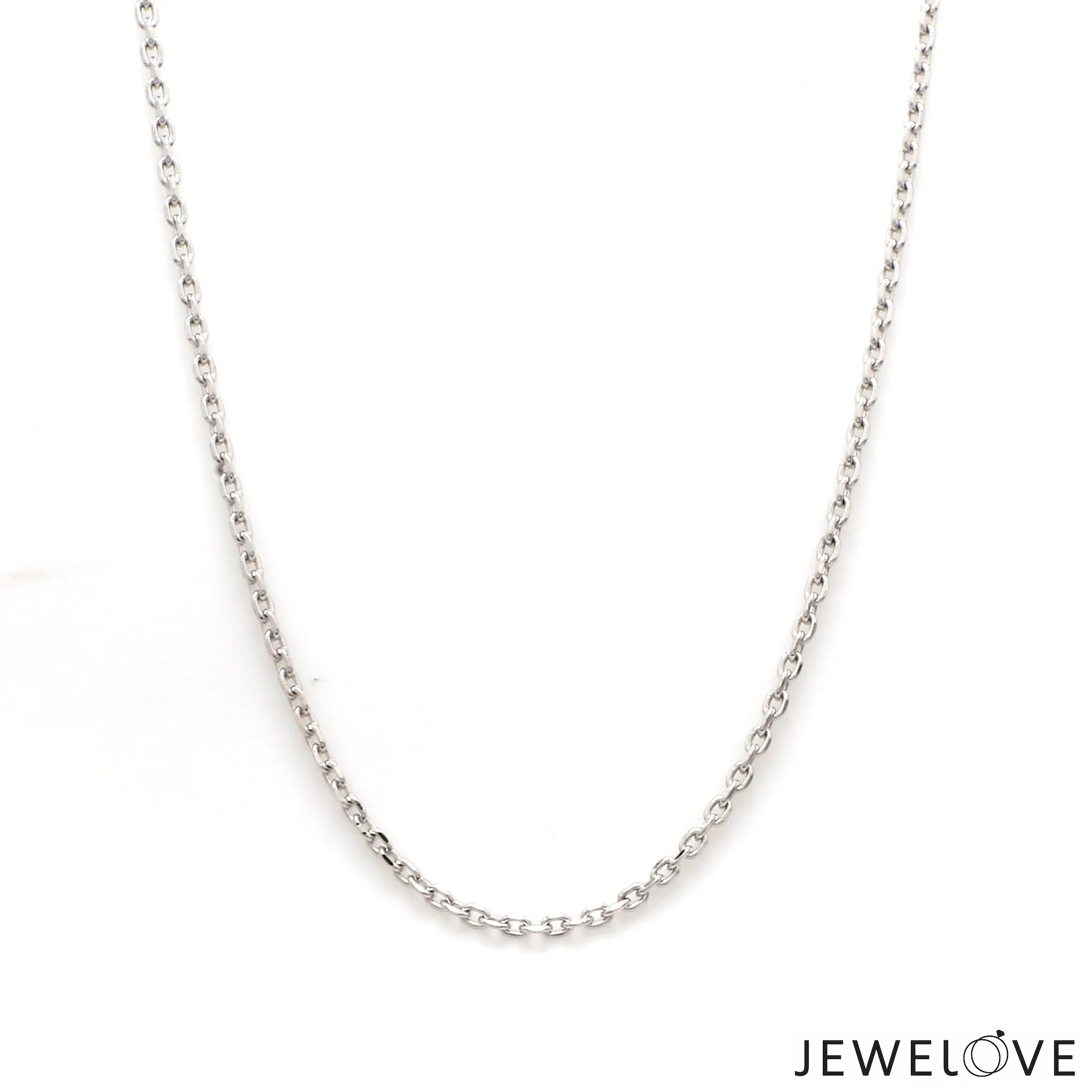 1.5mm Japanese Platinum Cable Chain for Women JL PT CH 1218