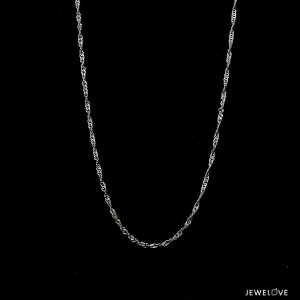 1.5mm Japanese Platinum Singapore Chain for Women JL PT CH 1221-B