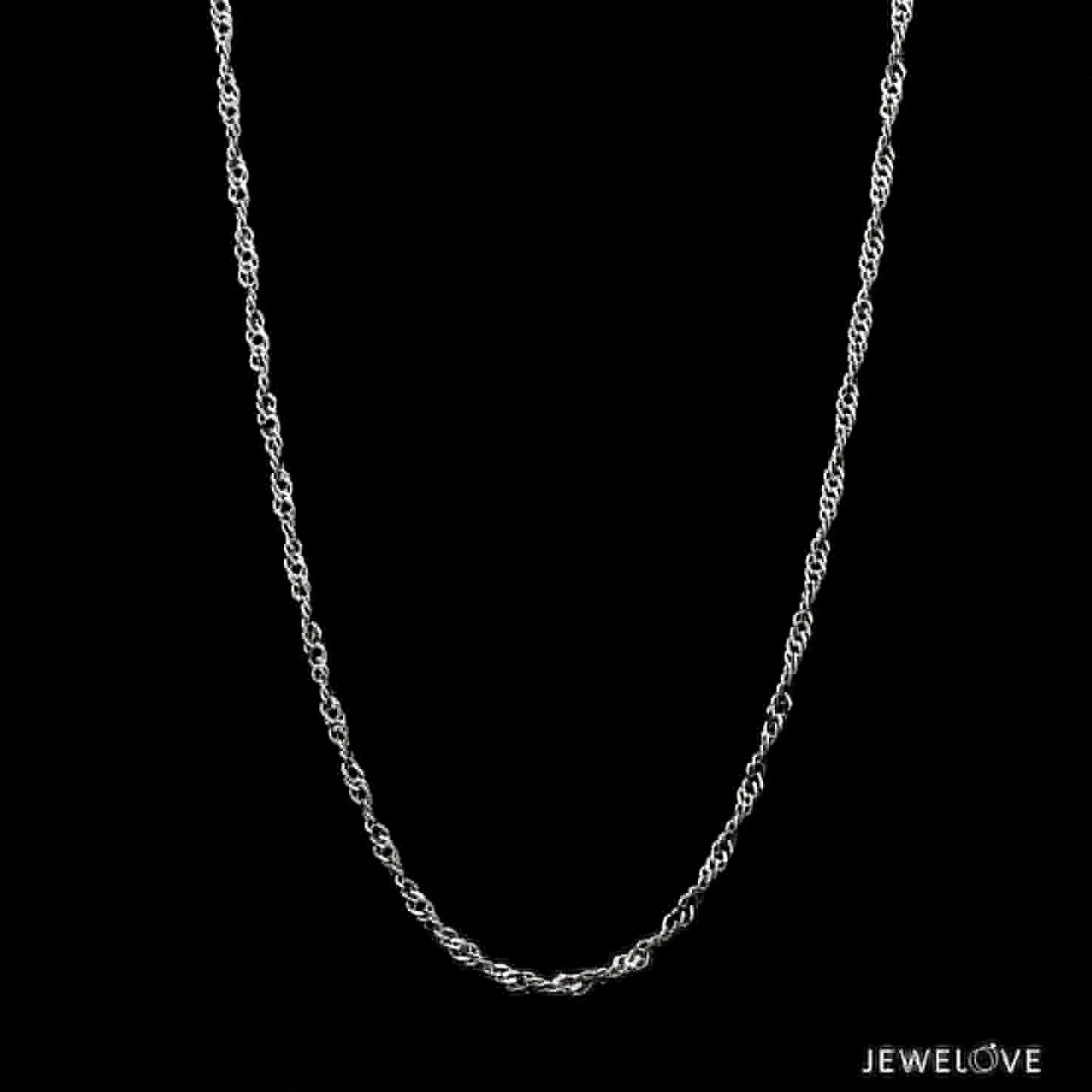 1.5mm Japanese Platinum Singapore Chain for Women JL PT CH 1221-B
