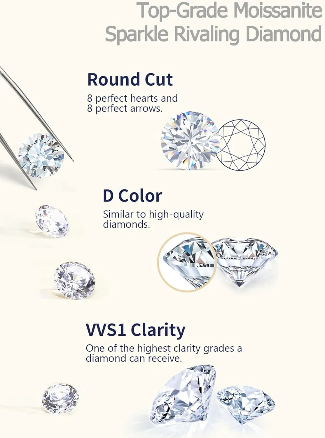 1.84 Carat Moissanite Flower Ring for Women, Solid 925 Sterling Silver, Size 4-11, Wedding Bands Engagement Promise Aniversary Ring, Birthday Valentines Mothers Day Ideal Gift for Her