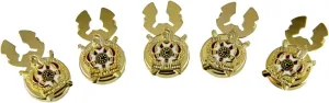 4031783 Order of DeMolay Shield Button Covers Shrine Cuff Links Shriner