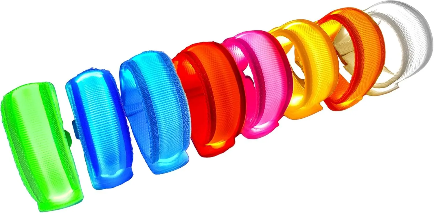 8 PCS LED Glow Bracelets, Light Up Bracelets for Kids Adults - Glow in The Dark Party Bracelets Favors Supplies for Christmas, Concerts, Festivals, Game Prizes, Sports, Rave Accessories.