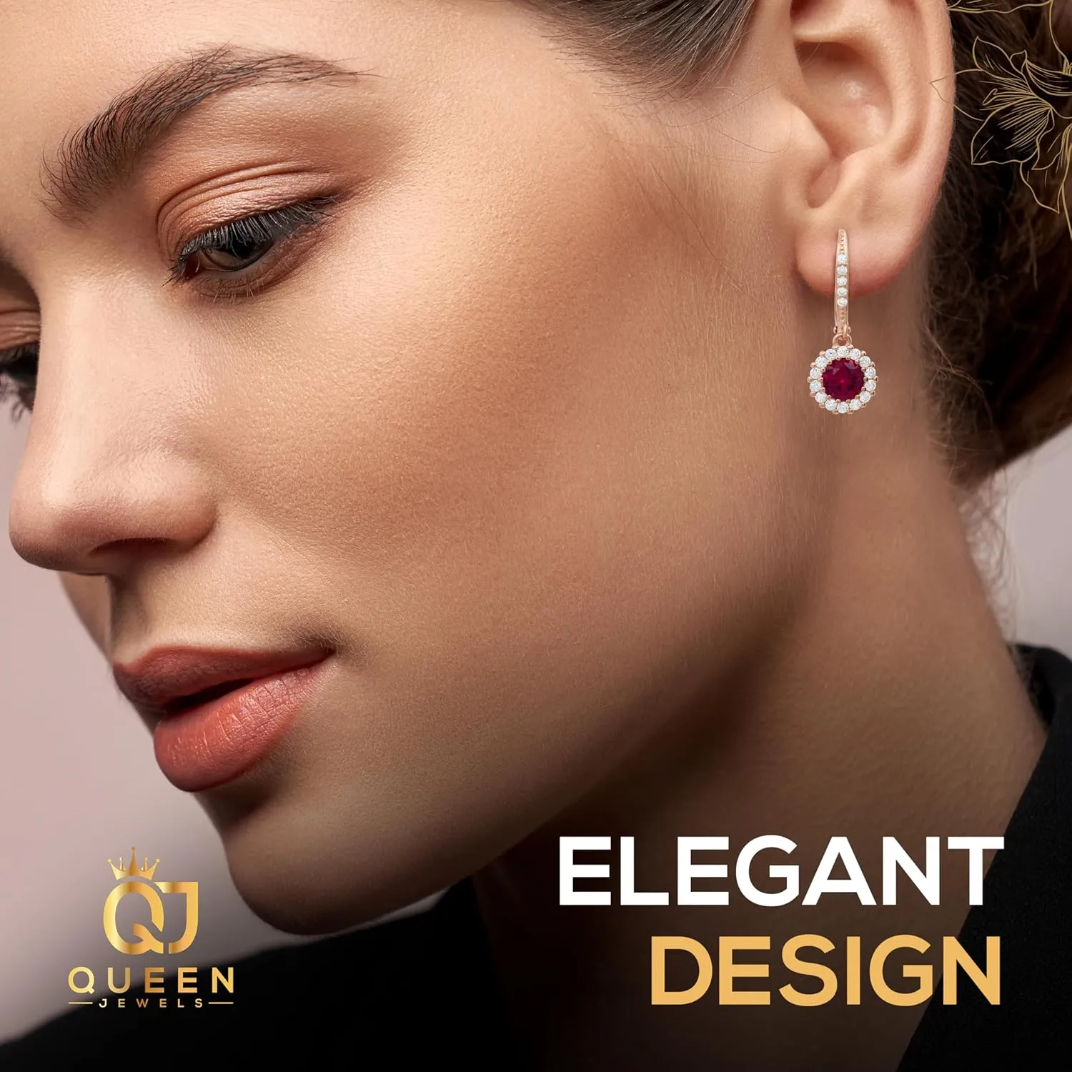 925 Sterling Silver Leverback Earrings for Women | 14k Gold Lightweight Dangling Earrings | Cubic Zirconia Drop and Dangle Earrings for Women | Dainty Earrings for Women