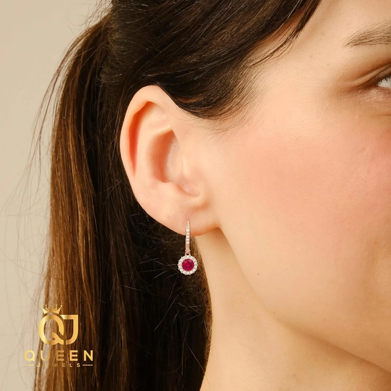 925 Sterling Silver Leverback Earrings for Women | 14k Gold Lightweight Dangling Earrings | Cubic Zirconia Drop and Dangle Earrings for Women | Dainty Earrings for Women