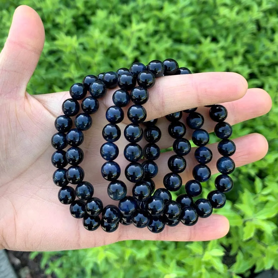 Adabele 1pc Natural Stretch Gemstone Bracelet 8mm (0.31") Bead 7 Inch to 8.5 inch Healing Crystal Energy Quartz Chakra Jewelry Women Men Birthday Gift