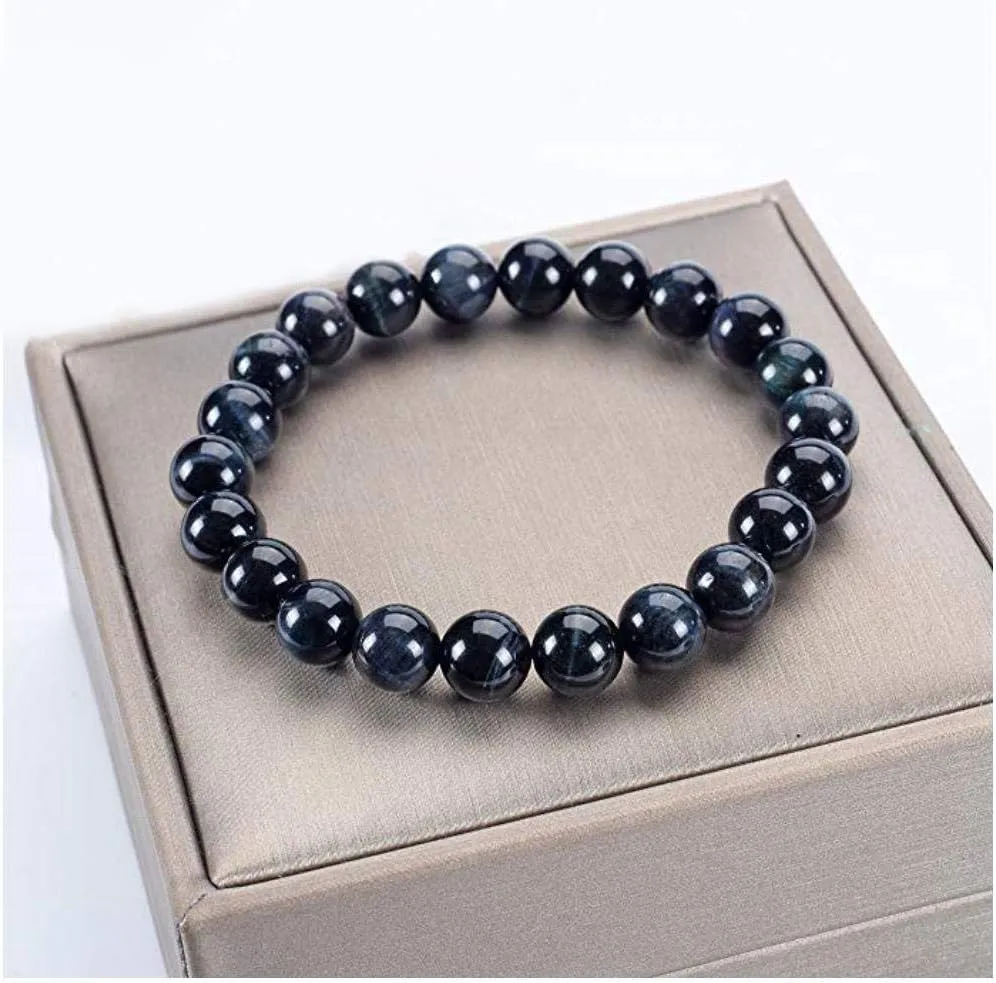 Adabele 1pc Natural Stretch Gemstone Bracelet 8mm (0.31") Bead 7 Inch to 8.5 inch Healing Crystal Energy Quartz Chakra Jewelry Women Men Birthday Gift