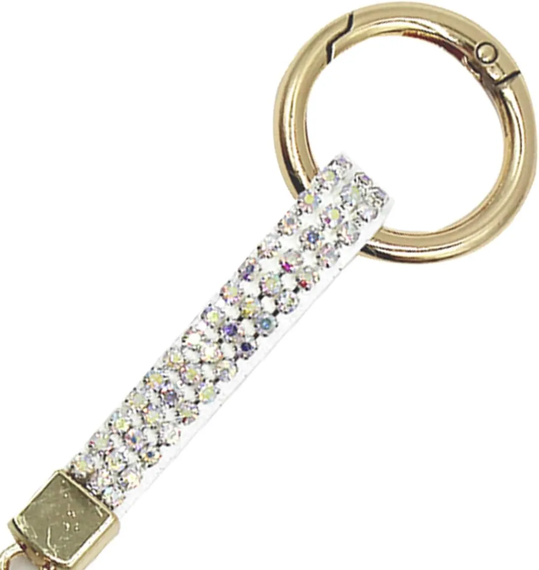 AIBEARTY Fashion Shiny Rhinestone Crystal Ball Keychain Car Bag Purse Charm Pendant Key Ring for Women Girls Gift