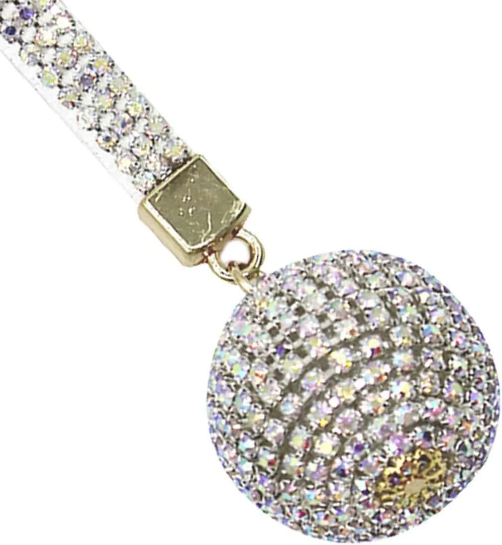 AIBEARTY Fashion Shiny Rhinestone Crystal Ball Keychain Car Bag Purse Charm Pendant Key Ring for Women Girls Gift
