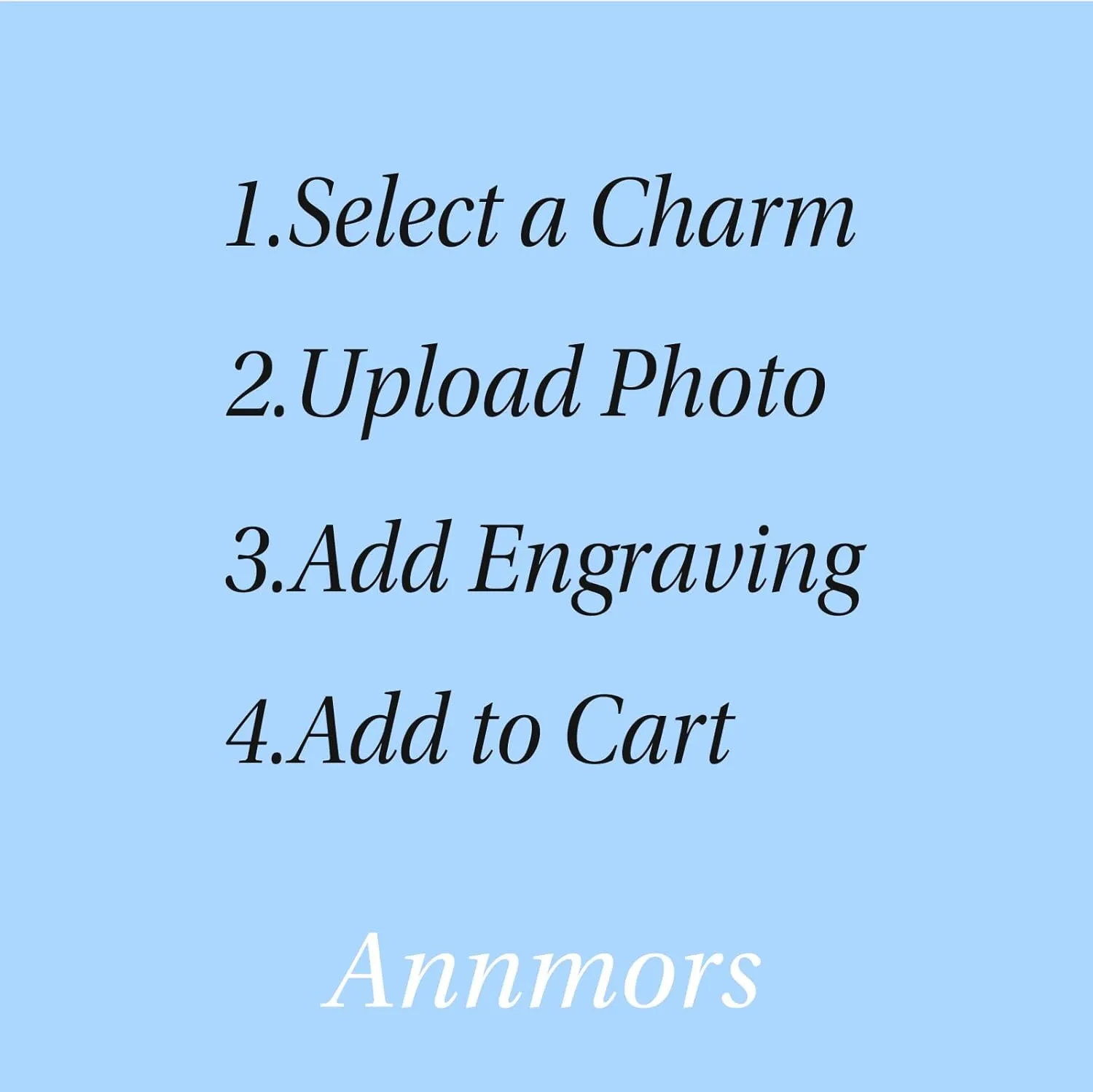 Annmors Personalized Photo Charm for Bracelet Necklaces,925 Sterling Silver Charm Love Heart Shaped Engraved Customize Picture Gift for Birthday Mother's Day Christmas,Bead Charms Jewelry for Women