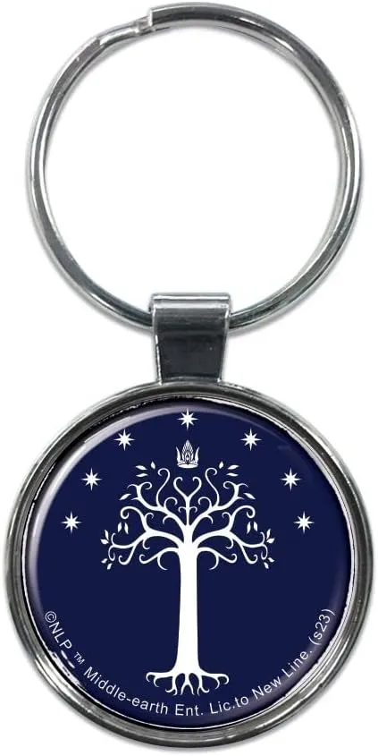 Ata-Boy Lord of the Rings Tree of Gondor 1.5" Fob Keychain for Keys, Backpack Pulls and More
