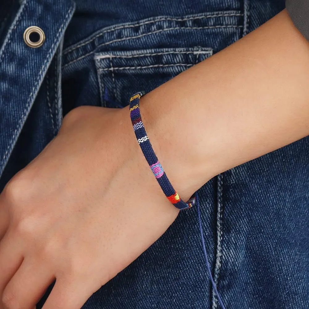 Bohemian Women's Handwoven Adjustable Bracelet Beach Surfing Bracelet Summer Rope Ankle Friendship Bracelet
