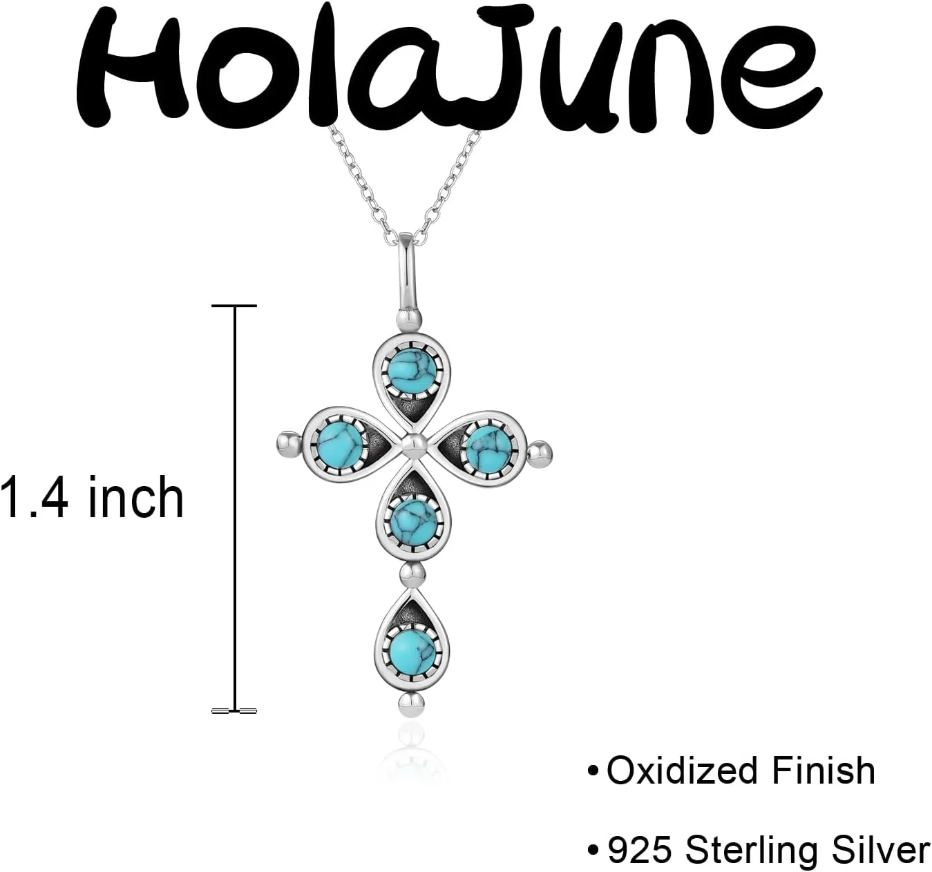 Boho Turquoise Necklace for Women Sterling Silver Western Style Bohemian Jewelry Gifts
