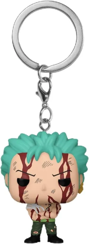 BoxLunch Funko Pocket Pop! One Piece Roronoa Zoro Vinyl Keychain Exclusive
