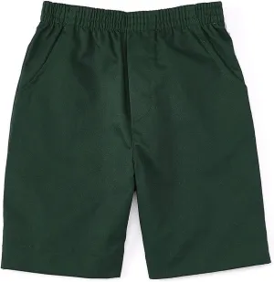 Boys All Elastic Waist Pull up Shorts Navy Khaki Black Hunter Green Blue