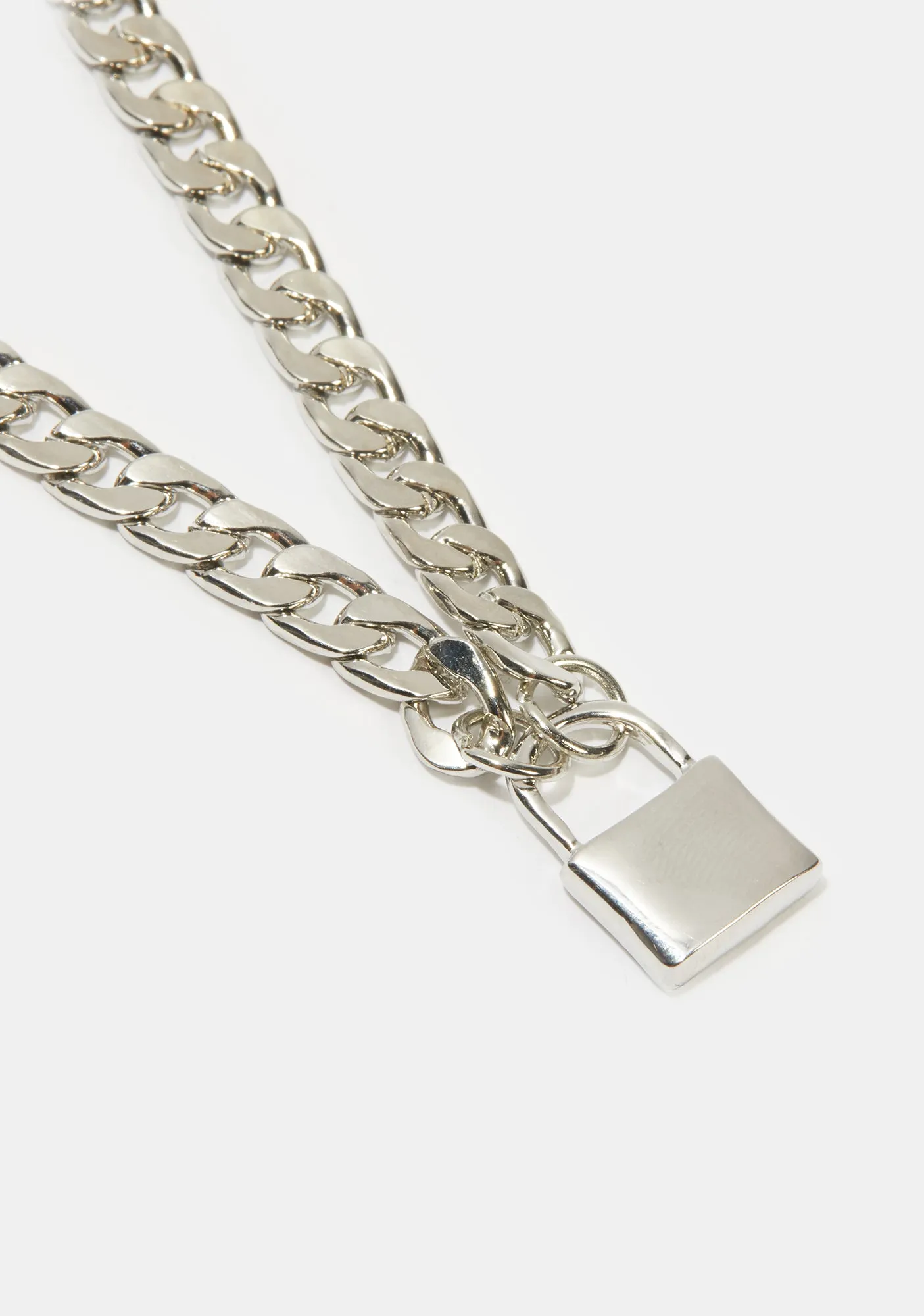 Break The Lock Chain Necklace Set