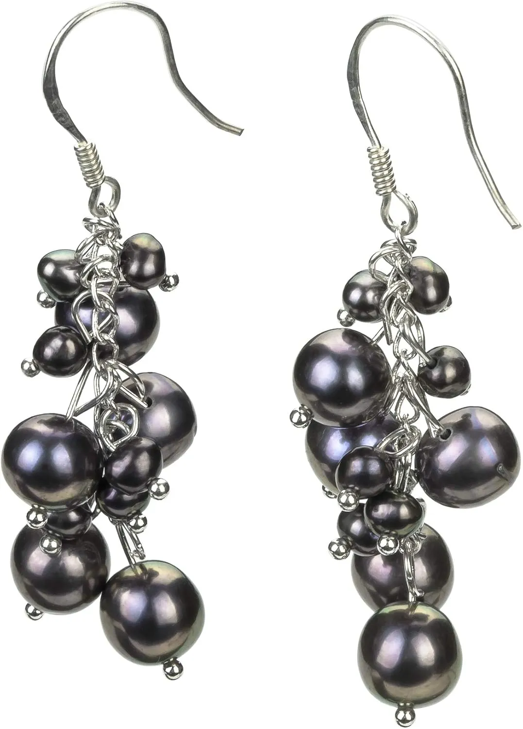 Brisa 3-7mm A Quality Freshwater Alloy Cultured Pearl Earring Pair For Women