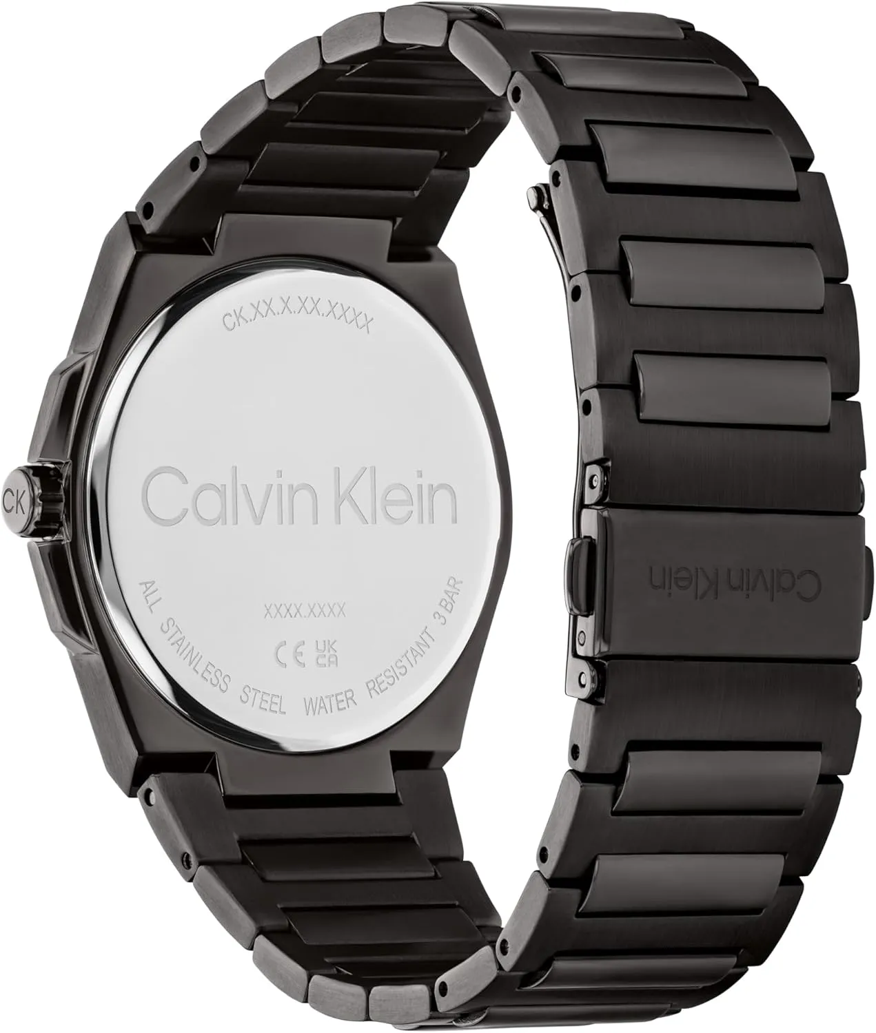Calvin Klein Meta-Minimal Men's 3H Watch - Stainless Steel Case and Link Bracelet - Water Resistant to 3ATM/30 Meters - Premium Fashion Timepiece for Everyday Style - 41mm