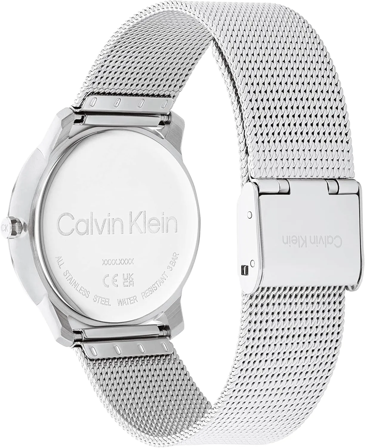 Calvin Klein Women's CK Iconic - 35mm 2H Quartz Watch - Stainless Steel Mesh Bracelet - Water Resistance 30 Meters  Premium Fashion Timepiece for Everyday Style - Gift for Her