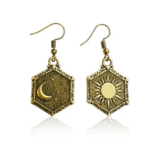 Celestial Balance Earrings - Gold