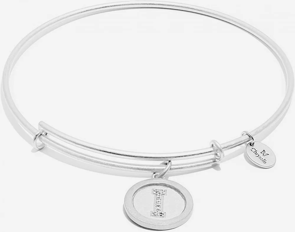 Chrysalis Silver Initial Bracelet