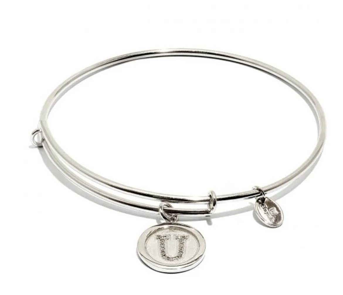 Chrysalis Silver Initial Bracelet