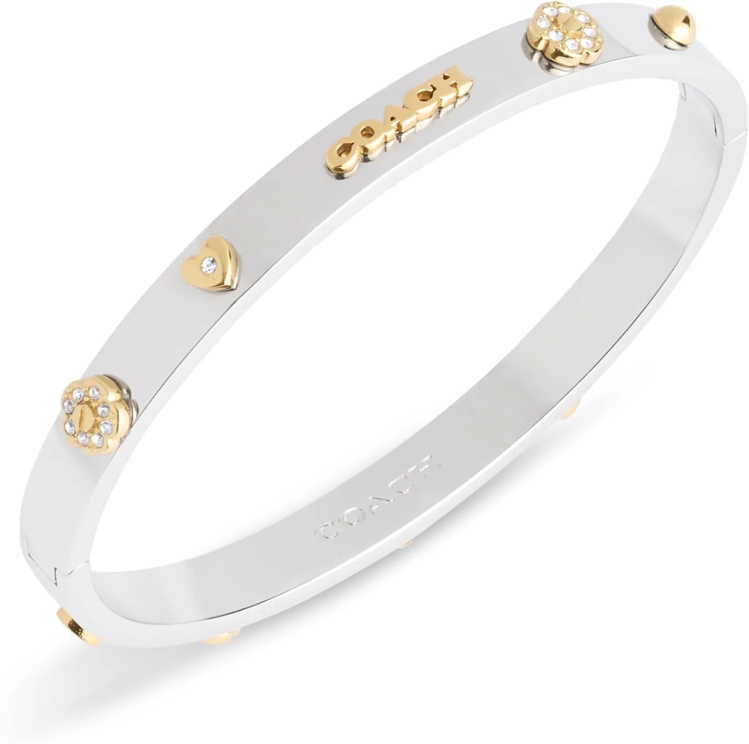 Coach Women's Signature Mixed Motif Bangle Bracelet