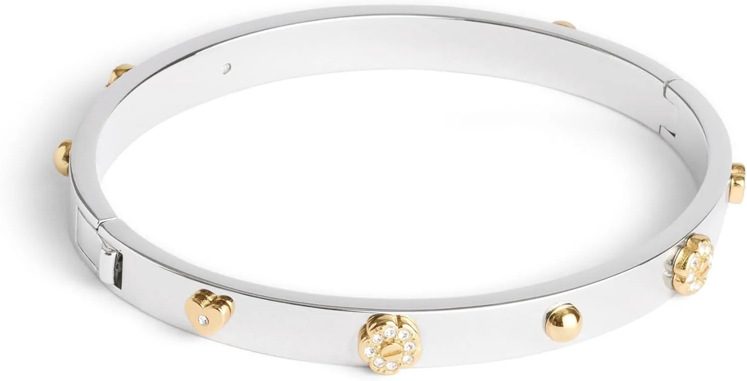 Coach Women's Signature Mixed Motif Bangle Bracelet
