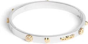 Coach Women's Signature Mixed Motif Bangle Bracelet