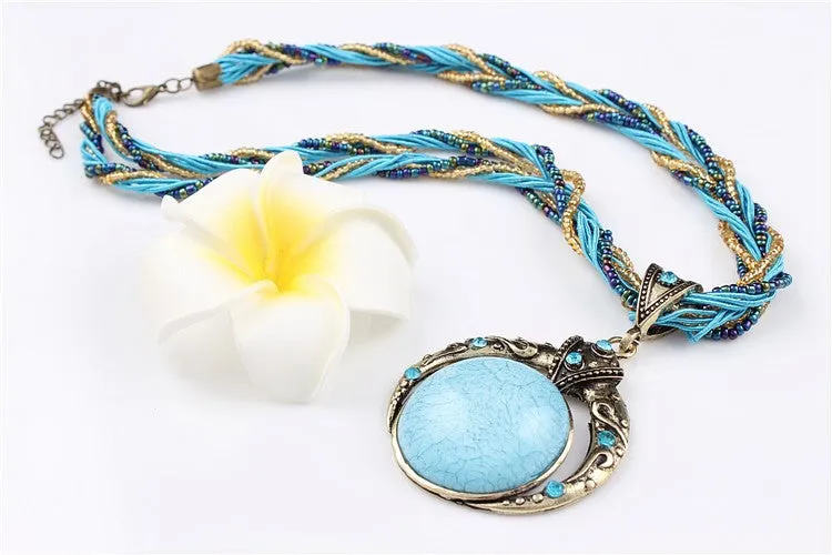 Collier Femme Women Accessories Choker Vintage Statement Necklaces & Pendants Collar Mujer Boho Bohemian Colar Jewelry Bijoux