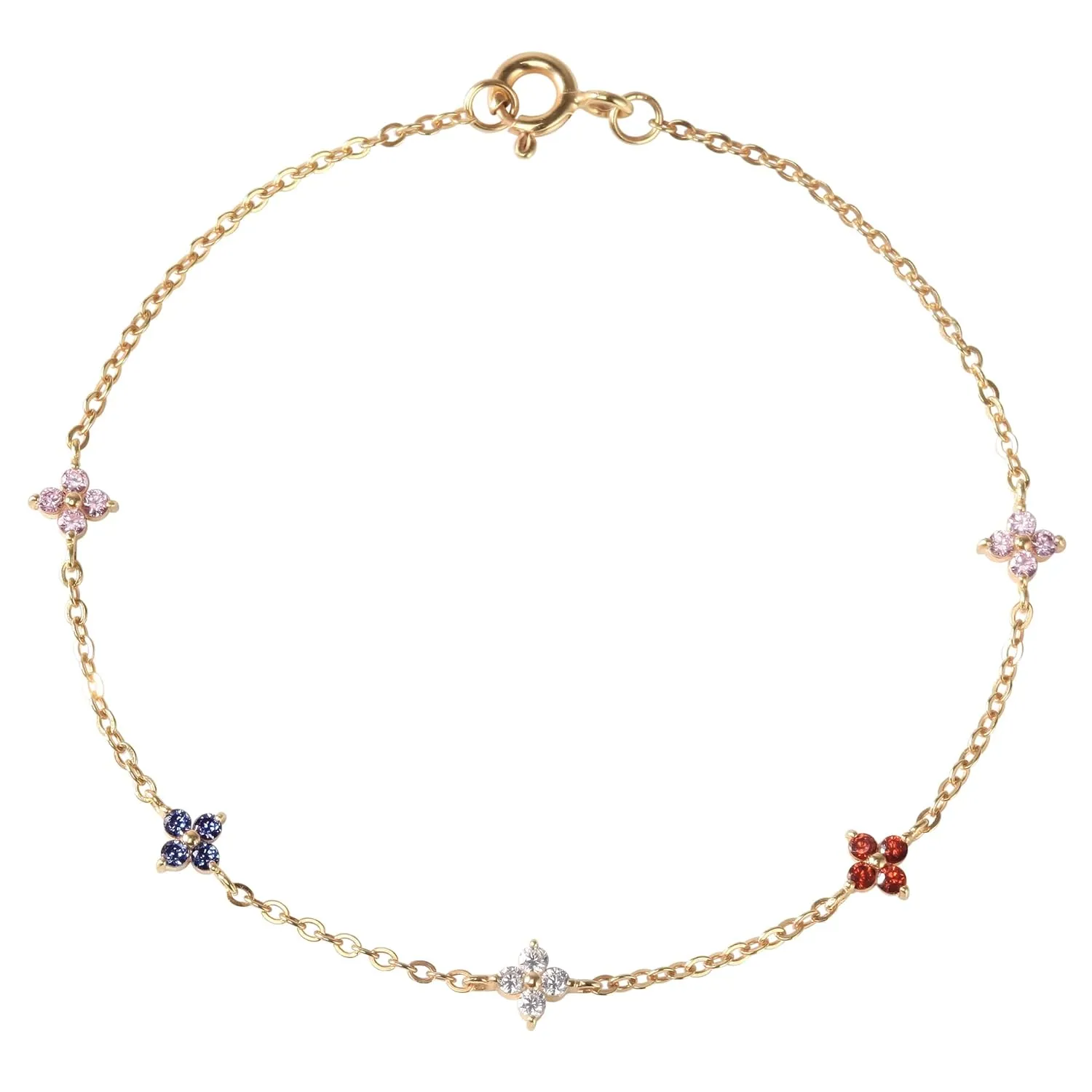 Custom Bracelet for Mom with Kids Birthstone, Up to 8 Birthstone Bracelets, Gifts for Grandmother, Mommy Gift, Personalized Jewelry for Mother, 925 Sterling Silver 18k Gold Plated