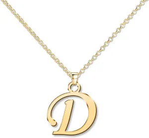 Custom Initial Monogram Letter D Name Necklace Personalized Mom Family Friends BFF Women Gift