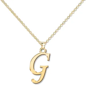 Custom Initial Monogram Letter G Name Necklace Personalized Mom Family Friends BFF Women Gift