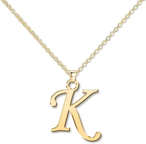 Custom Initial Monogram Letter K Name Necklace Personalized Mom Family Friends BFF Women Gift