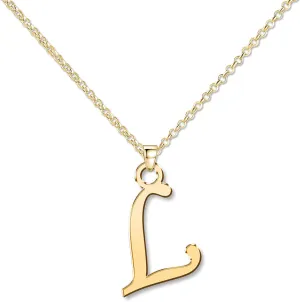 Custom Initial Monogram Letter L Name Necklace Personalized Mom Family Friends BFF Women Gift