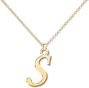 Custom Initial Monogram Letter S Name Necklace Personalized Mom Family Friends BFF Women Gift