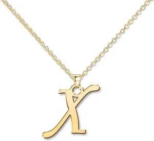 Custom Initial Monogram Letter X Name Necklace Personalized Mom Family Friends BFF Women Gift