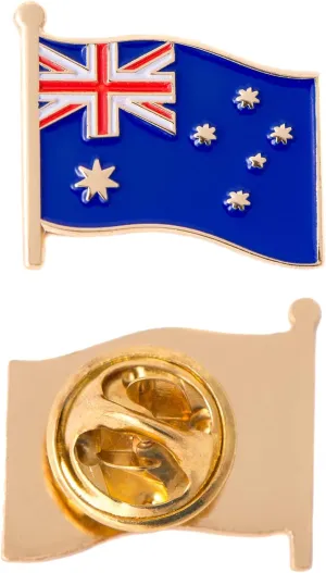 Desert Cactus Australia Lapel Pin Australian Country Enamel Made of Metal Souvenir Hat Men Women Patriotic (Waving Flag Lapel Pin)