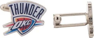 Desert Cactus Oklahoma City Thunder Cufflinks NBA OKC Team Logo National Basketball Association Formal Wear (Cufflinks)