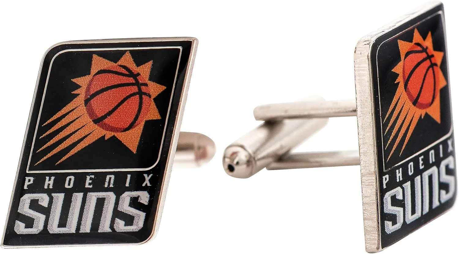 Desert Cactus Phoenix Suns Cufflinks NBA Team Logo National Basketball Association Formal Wear (Cufflinks)