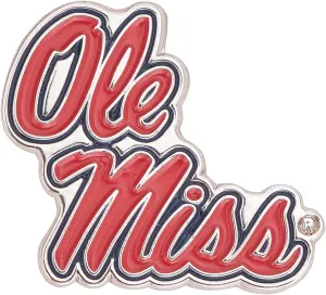 Desert Cactus University of Mississippi Lapel Pins Rebels Ole Miss U of M Logo Enamel Made of Metal (Pin A)