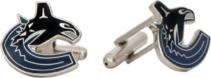 Desert Cactus Vancouver Canucks Cufflinks NHL Team Logo National Hockey League Formal Wear (Cufflinks)