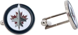 Desert Cactus Winnipeg Jets Cufflinks NHL Team Logo National Hockey League Formal Wear (Cufflinks)