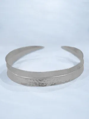 Dira Bangle Plain Silver Set of 2