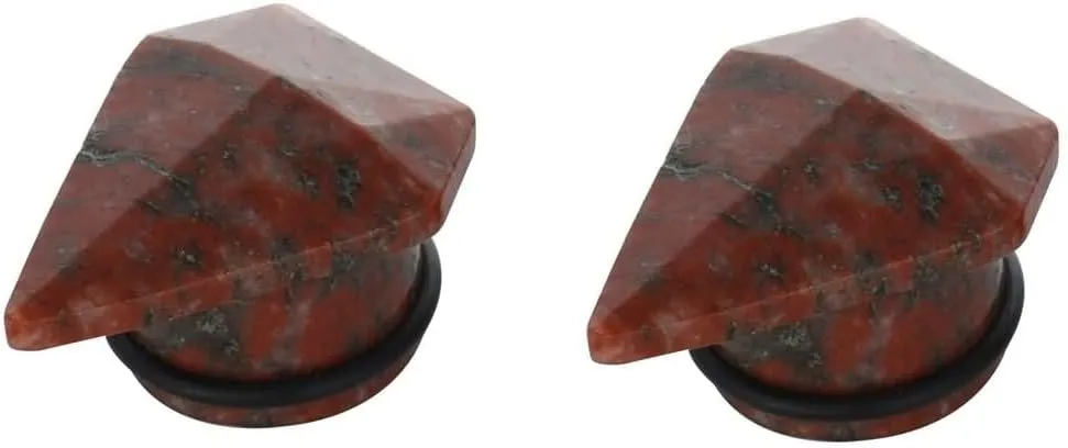 Ear Gauge Earrings, Acrylic Stone Shape Ear Stretching Kit Tunnels Ear Expander Gauges Stretcher Body Piercing Jewelry