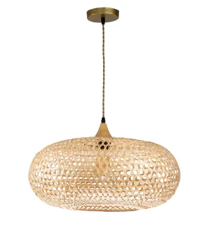 Ele Rattan Pendant Light D20 By Ele Light & Decor