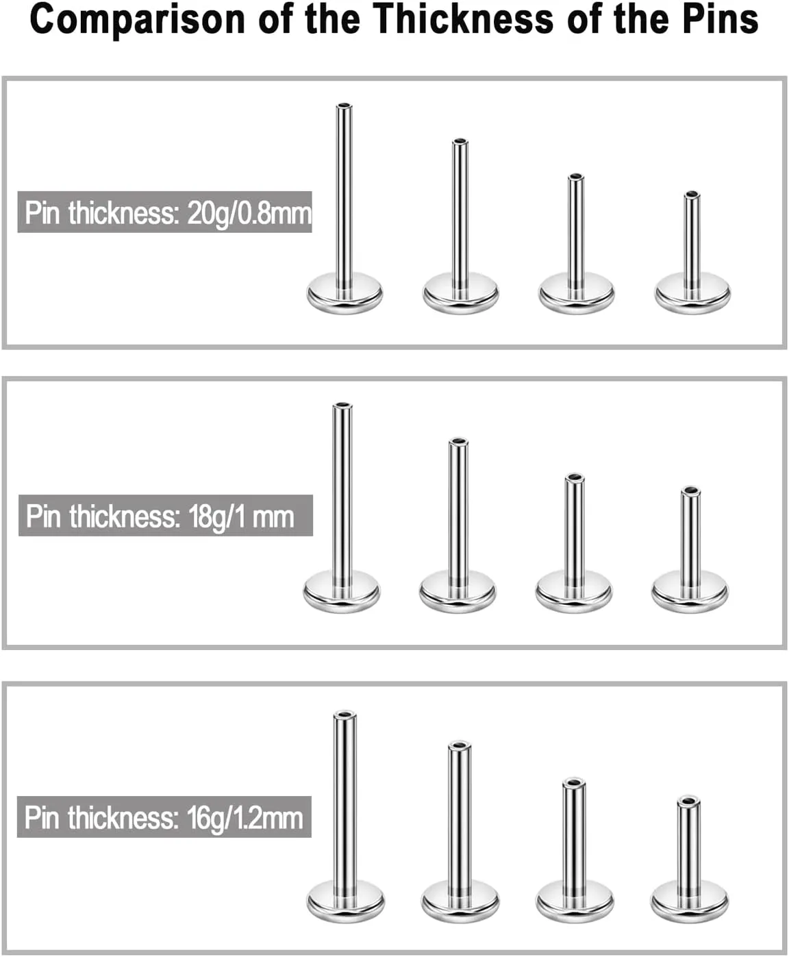 FANSING Bat Wing Nose Rings for Women Men Surgical Steel Cartilage Earring Stud Threadless Labret Studs for Helix Rook Conch Tragus Earlobe for Right Ear Piercings