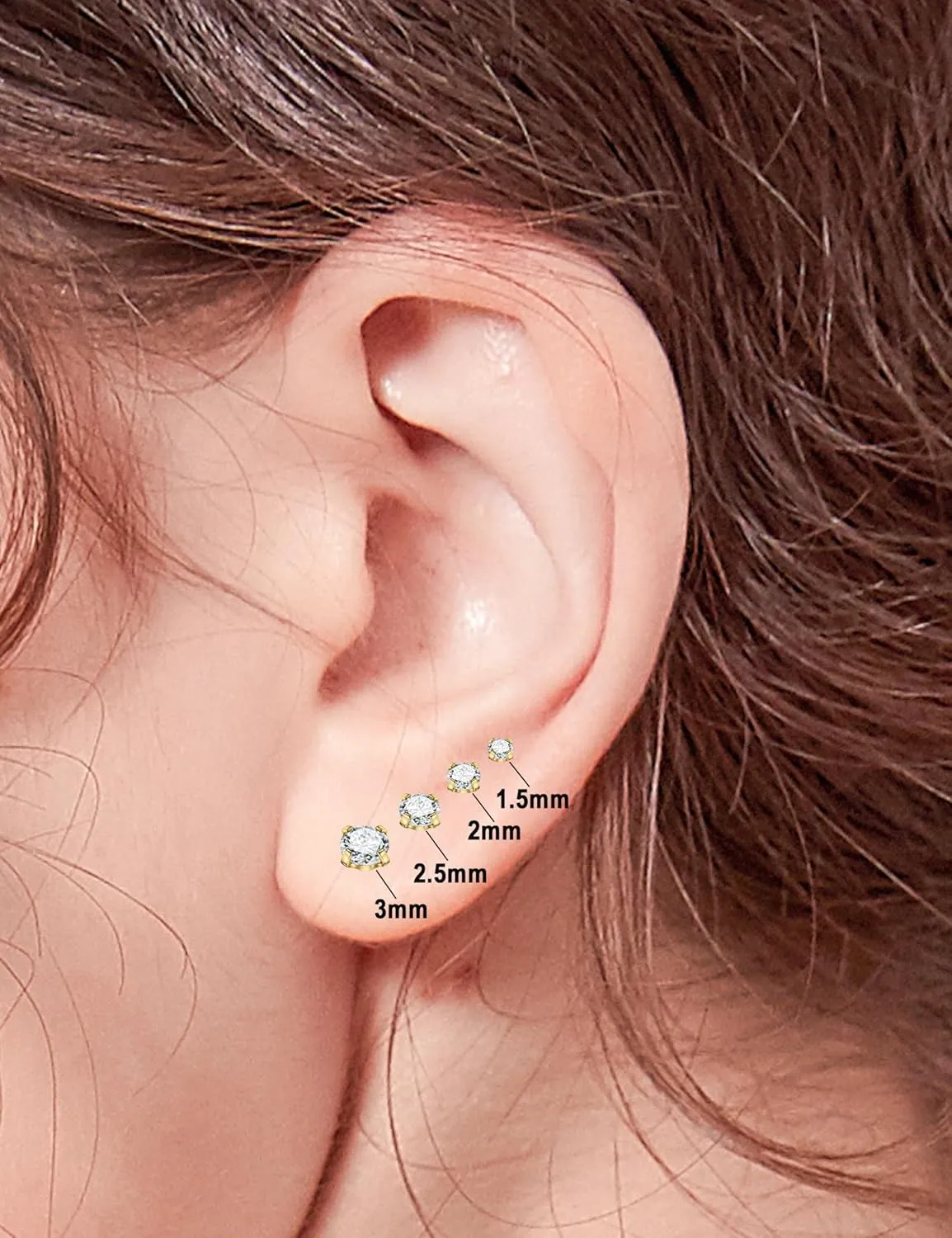 FANSING G23 Titanium Threadless Nose Studs